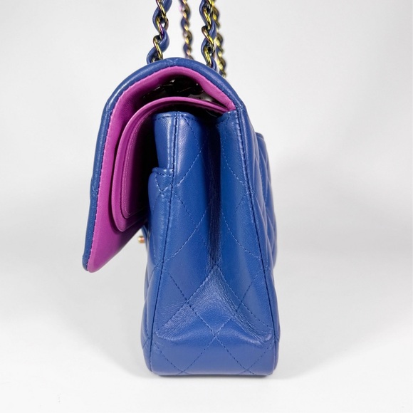 Chanel Medium Rainbow Quilted Double Flap Bag - Picture 6 of 16